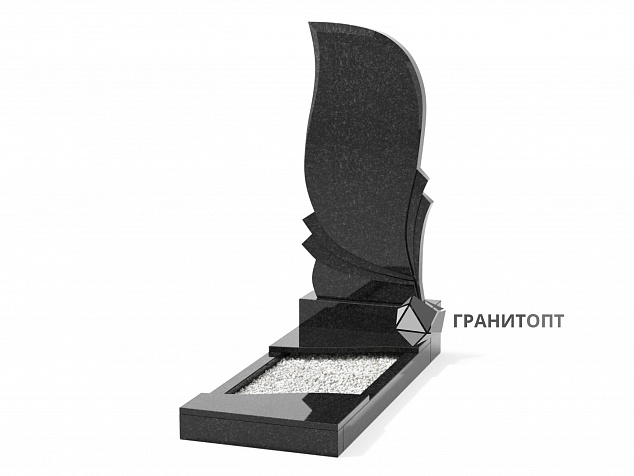 Одинарный вертикальный памятник В-17