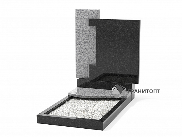 Составной цветной памятник Ц-6