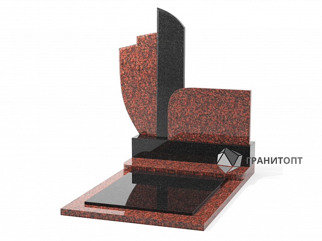 Составной цветной памятник Ц-7