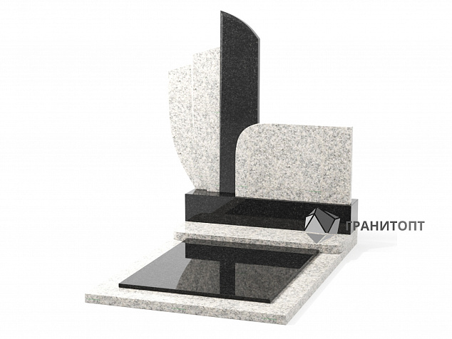 Составной цветной памятник Ц-7