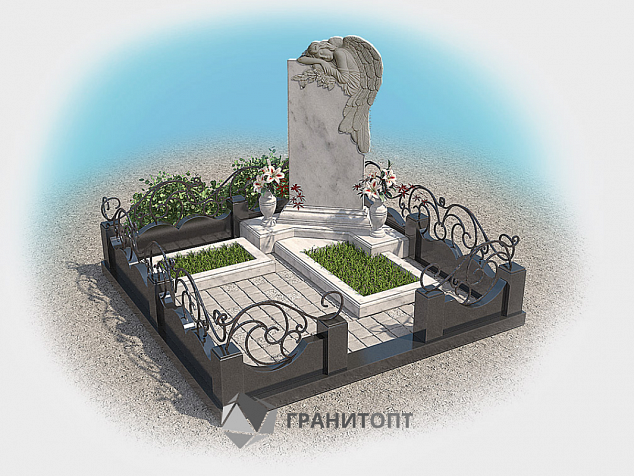 Мемориальный комплекс с ангелом МК-63