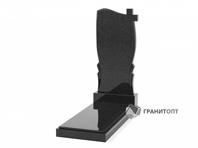 Одинарный вертикальный памятник В-50