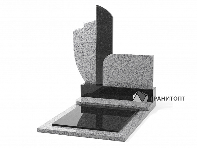 Составной цветной памятник Ц-7