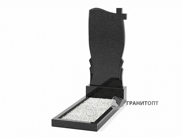 Одинарный вертикальный памятник В-50