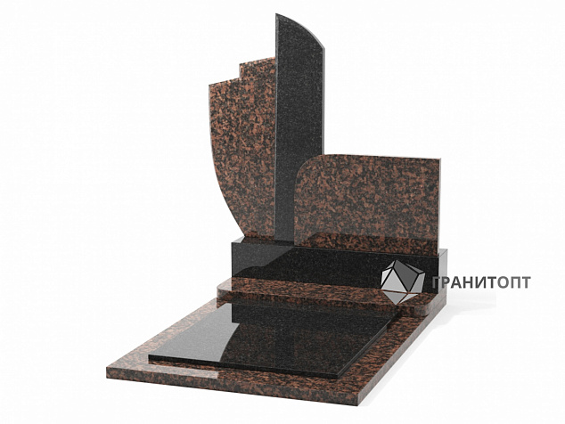 Составной цветной памятник Ц-7