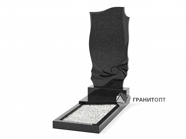 Одинарный вертикальный памятник В-28