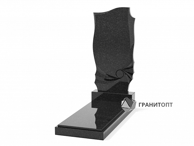 Одинарный вертикальный памятник В-28