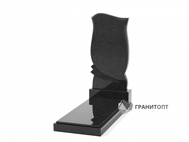 Одинарный вертикальный памятник В-37