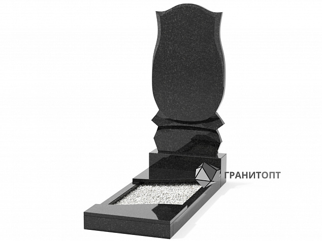 Одинарный вертикальный памятник В-20