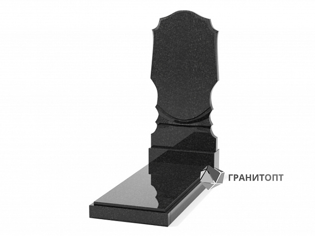 Одинарный вертикальный памятник В-55