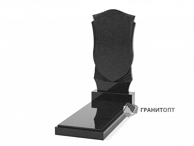 Одинарный вертикальный памятник В-56