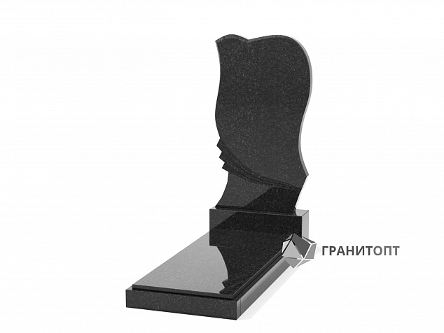 Одинарный вертикальный памятник В-54