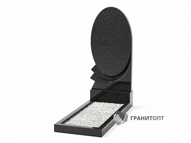 Одинарный вертикальный памятник В-31