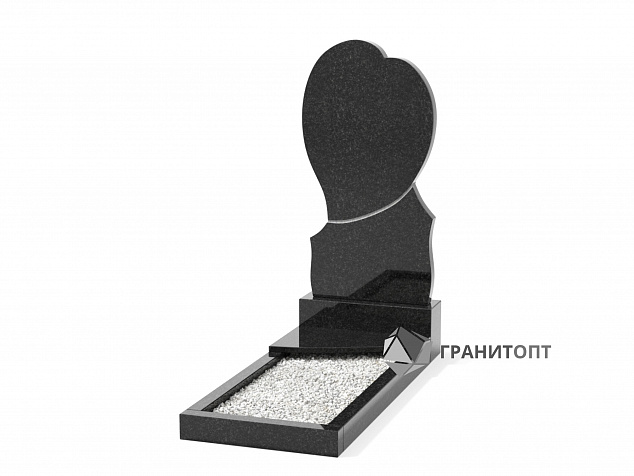 Одинарный вертикальный памятник В-38