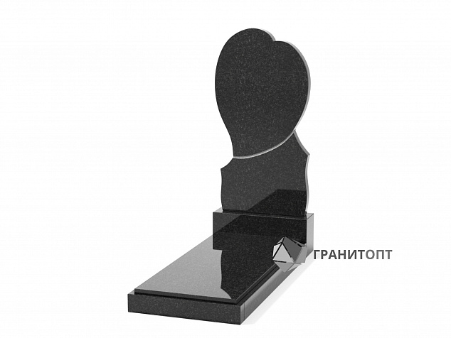 Одинарный вертикальный памятник В-38