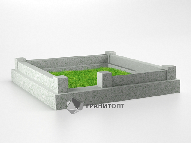 Гранитная ограда ГО-014
