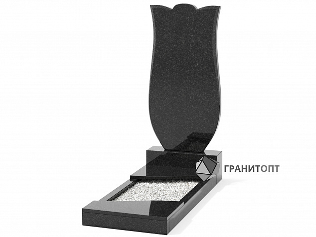 Одинарный вертикальный памятник В-10