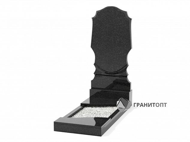 Одинарный вертикальный памятник В-55