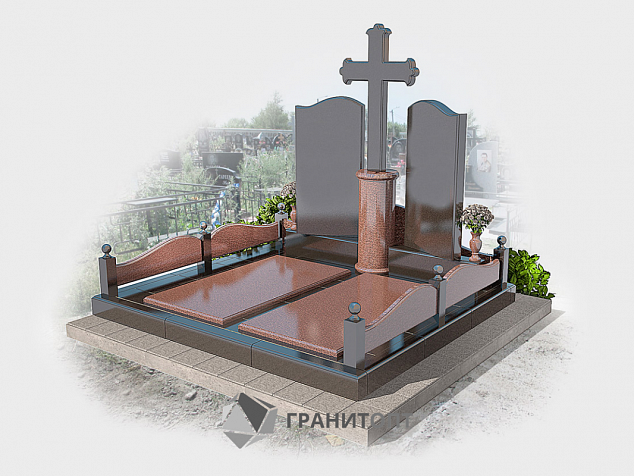 Мемориальный комплекс с крестом МК-58