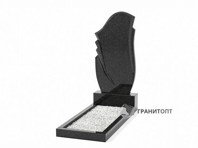 Одинарный вертикальный памятник В-42