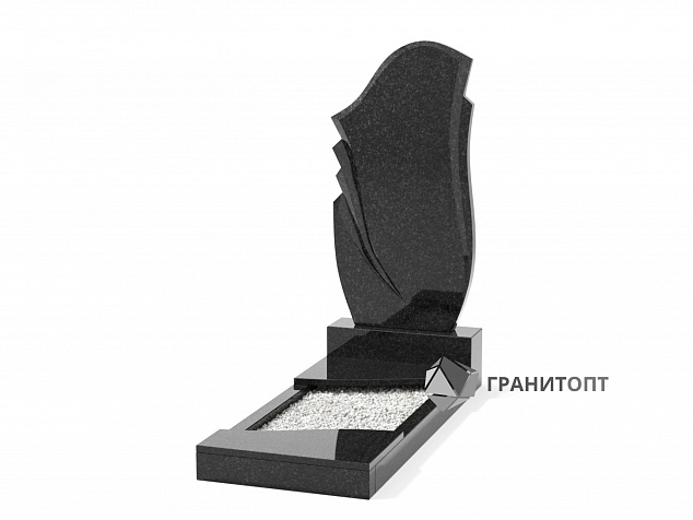 Одинарный вертикальный памятник В-42