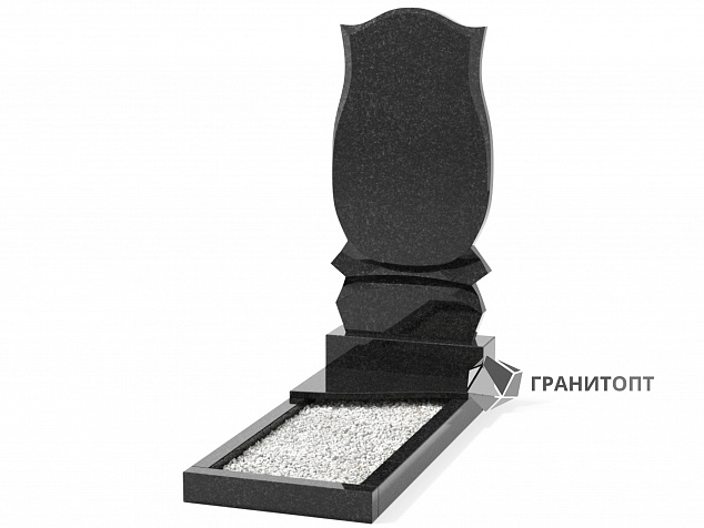 Одинарный вертикальный памятник В-20