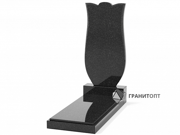 Одинарный вертикальный памятник В-10