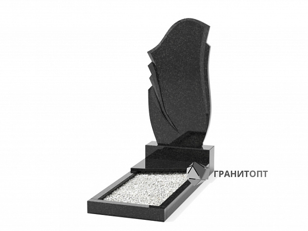 Одинарный вертикальный памятник В-42