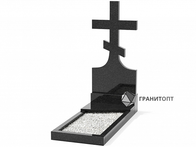 Гранитный крест на могилу К-03