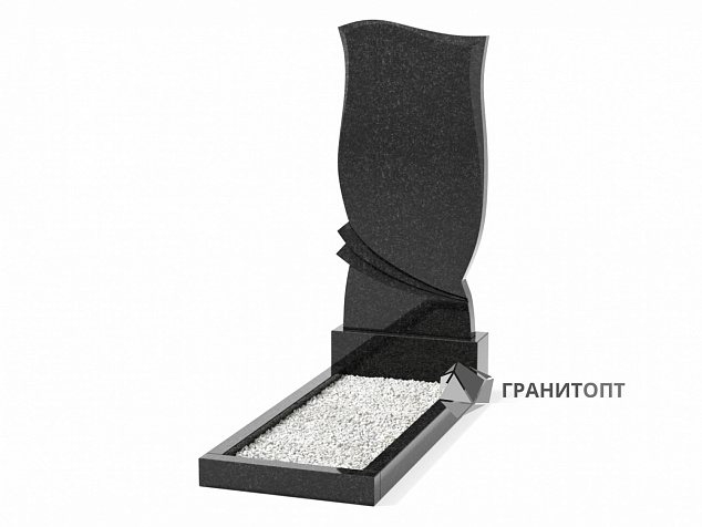 Одинарный вертикальный памятник В-21