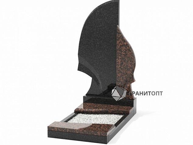 Составной цветной памятник Ц-2