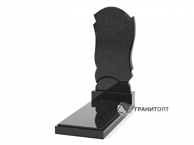 Одинарный вертикальный памятник В-43