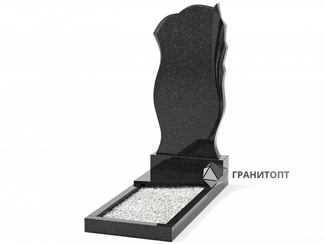 Одинарный вертикальный памятник В-34