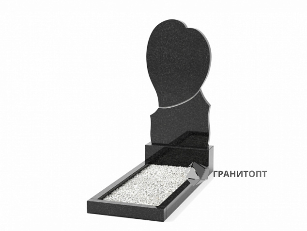 Одинарный вертикальный памятник В-38