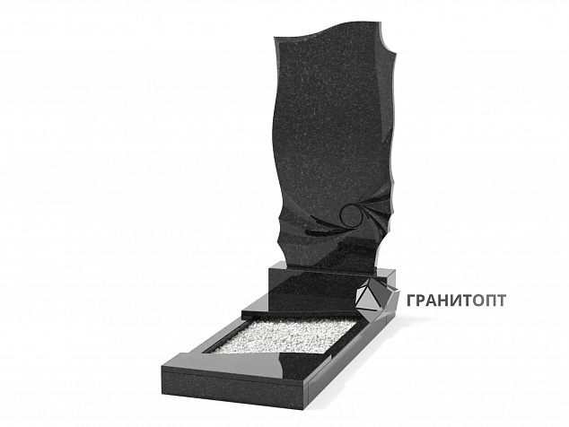 Одинарный вертикальный памятник В-28