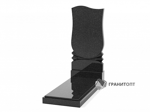 Одинарный вертикальный памятник В-44