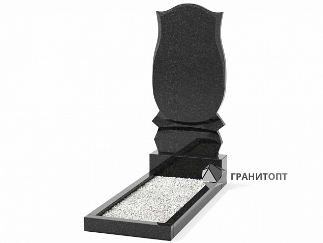 Одинарный вертикальный памятник В-20