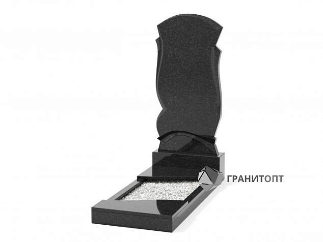 Одинарный вертикальный памятник В-57