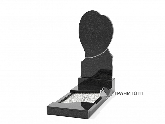 Одинарный вертикальный памятник В-38