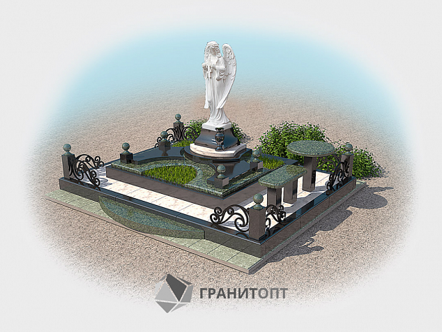 Мемориальный комплекс с ангелом МК-56